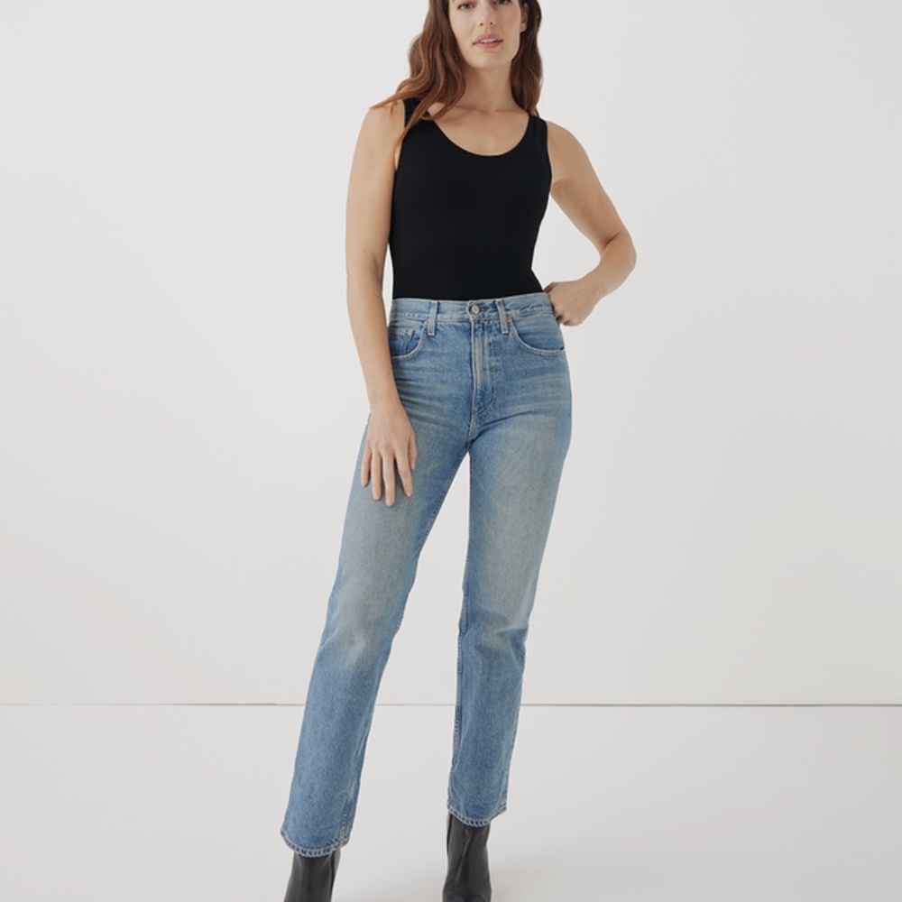 pact one piece low back tank